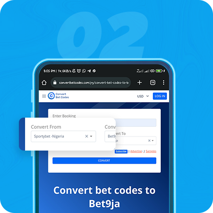 convert betting codes to Bolabet